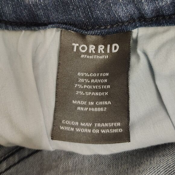 TORRID Perfect Skinny Ankle Sz 22 Women's Premium Stretch Mid Rise Jeans - Picture 3 of 4